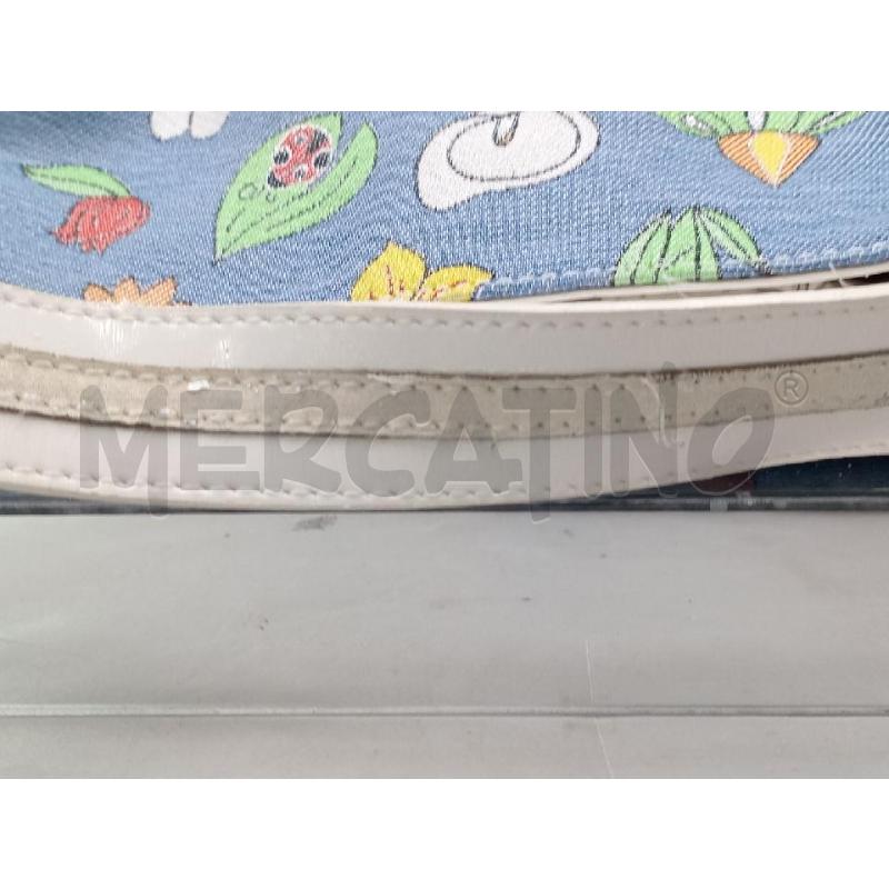 BORSA DONNA BRACCIALINI EFFETTO JEANS CON FIORI  | Mercatino dell'Usato Moncalieri bengasi 4