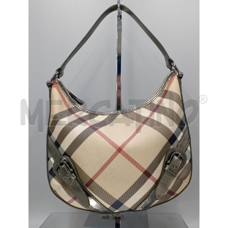 BORSA DONNA BURBERRY HOBO RIFINITURE BRONZO | Mercatino dell'Usato Moncalieri bengasi 1