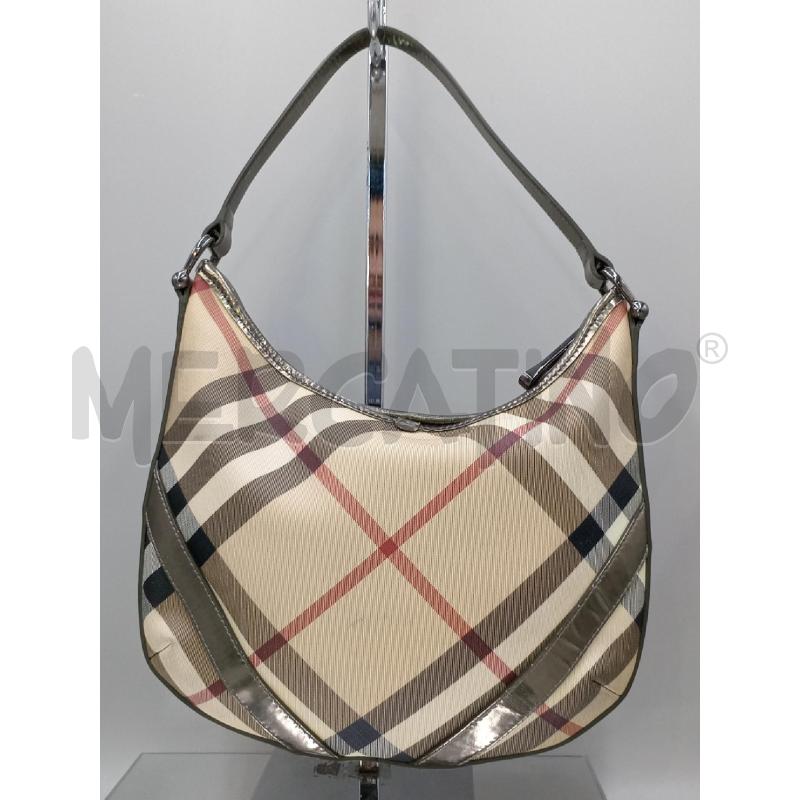 BORSA DONNA BURBERRY HOBO RIFINITURE BRONZO | Mercatino dell'Usato Moncalieri bengasi 2
