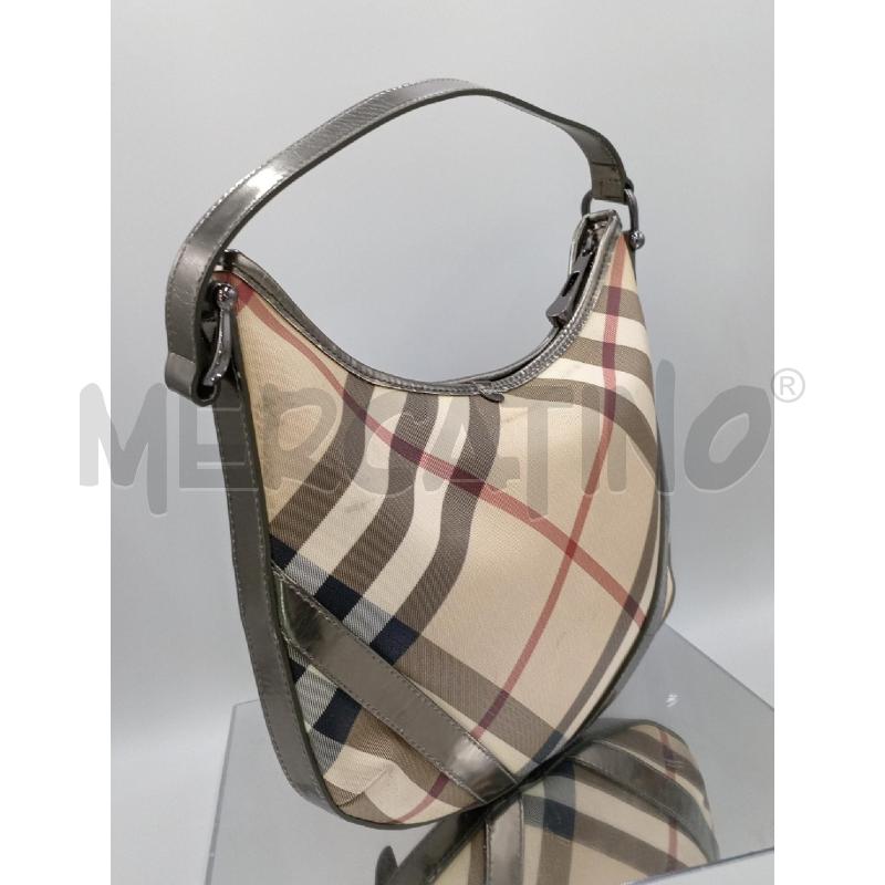 BORSA DONNA BURBERRY HOBO RIFINITURE BRONZO | Mercatino dell'Usato Moncalieri bengasi 4