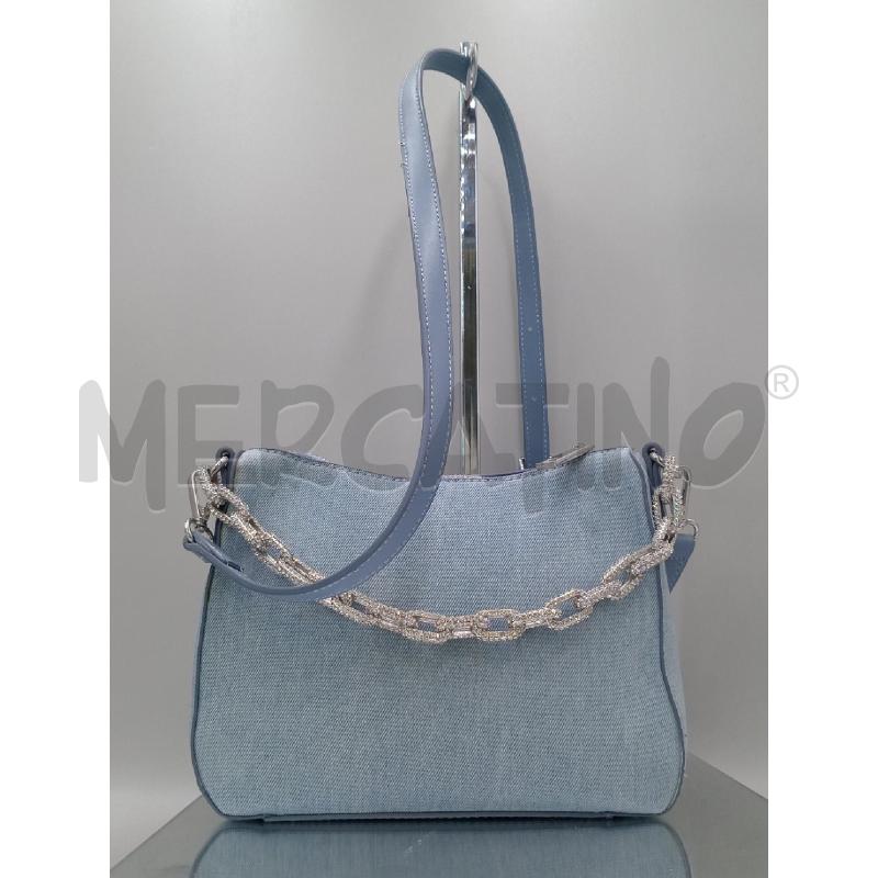 BORSA DONNA CAFE' NOIR JEANS CON MANICO GIOIELLO | Mercatino dell'Usato Moncalieri bengasi 2
