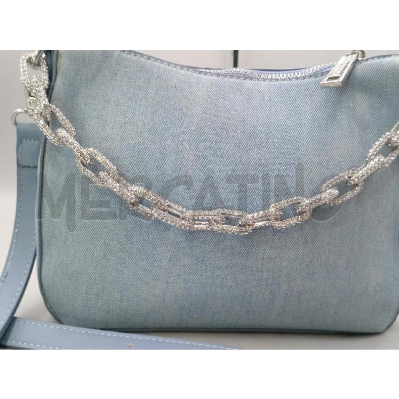 BORSA DONNA CAFE' NOIR JEANS CON MANICO GIOIELLO | Mercatino dell'Usato Moncalieri bengasi 3