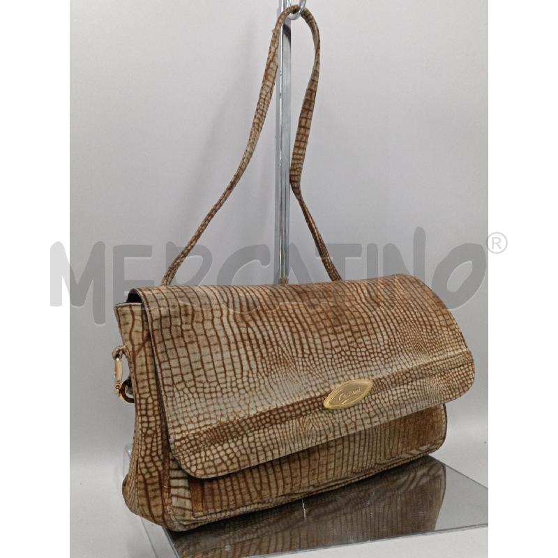 BORSA DONNA CASTIONI TAPIRO MARRONE | Mercatino dell'Usato Moncalieri bengasi 1