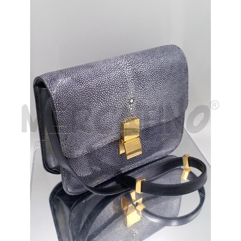 BORSA DONNA CELINE STINGRAY GRIGIA TRACOLLA | Mercatino dell'Usato Moncalieri bengasi 1
