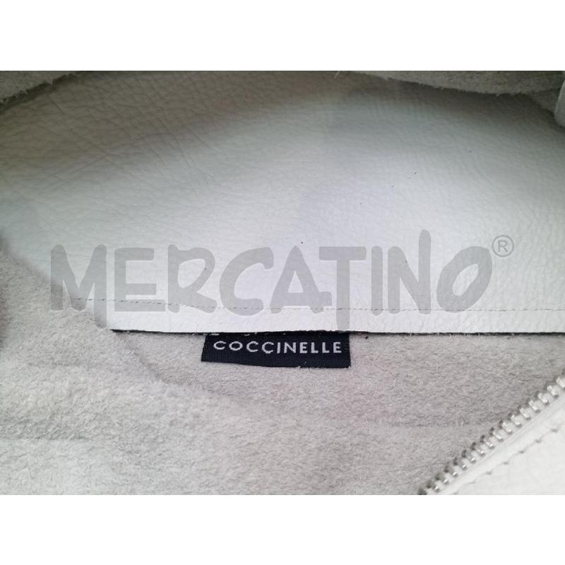 BORSA DONNA COCCINELLE BIANCA PELLE A MANO E TRACOLLA | Mercatino dell'Usato Moncalieri bengasi 5