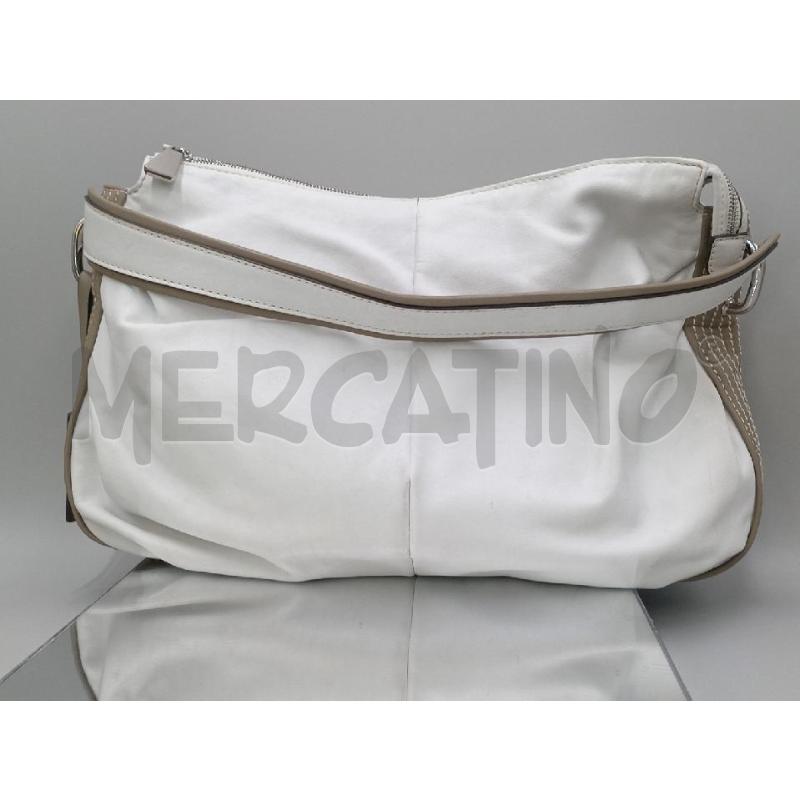 BORSA DONNA COCCINELLE PELLE BIANCA UN MANICO | Mercatino dell'Usato Moncalieri bengasi 4