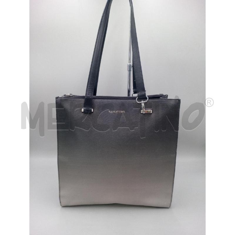 BORSA DONNA CROMIA GRIGIO NERA | Mercatino dell'Usato Moncalieri bengasi 1