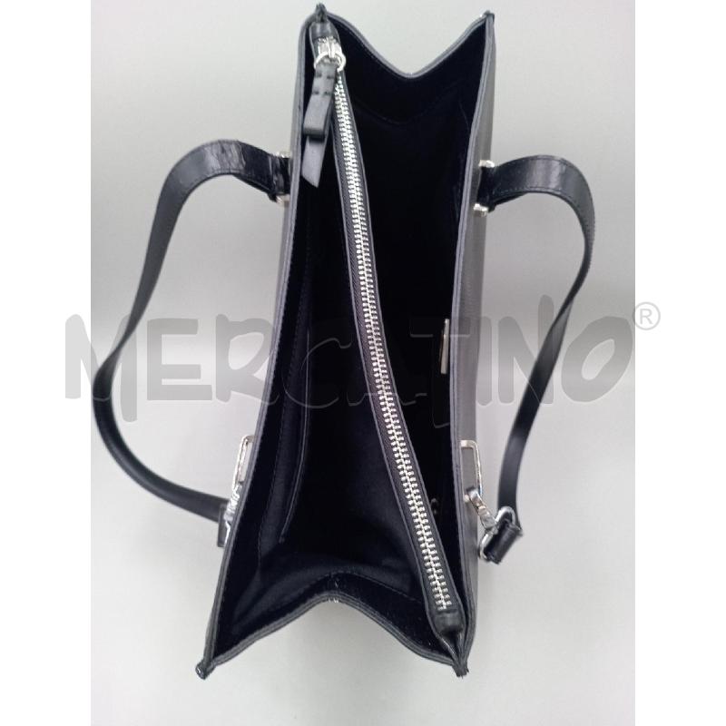 BORSA DONNA CROMIA GRIGIO NERA | Mercatino dell'Usato Moncalieri bengasi 4