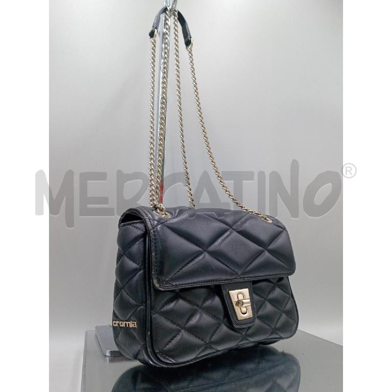 BORSA DONNA CROMIA NERA TRACOLLA | Mercatino dell'Usato Moncalieri bengasi 1