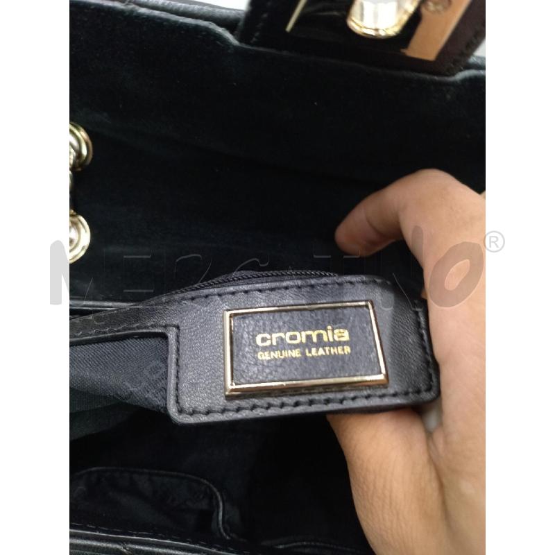 BORSA DONNA CROMIA NERA TRACOLLA | Mercatino dell'Usato Moncalieri bengasi 4