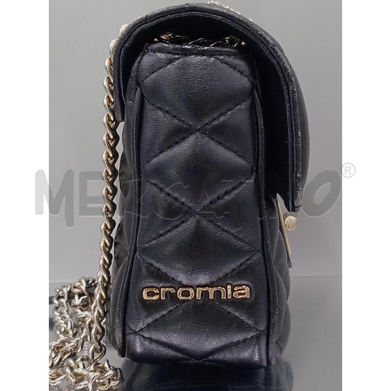 BORSA DONNA CROMIA NERA TRACOLLA | Mercatino dell'Usato Moncalieri bengasi 5