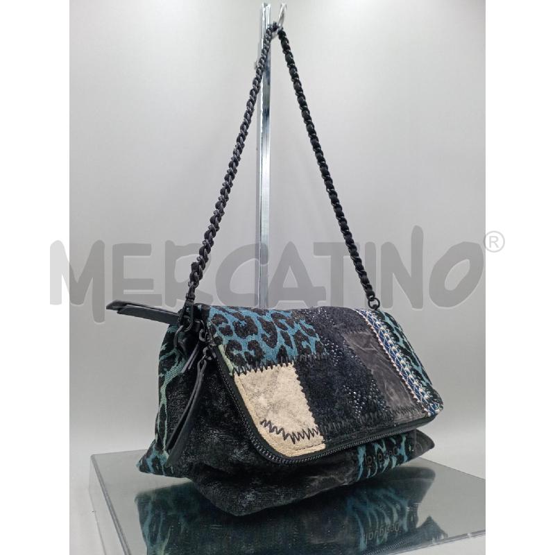 BORSA DONNA DESIGUAL BLU NERA | Mercatino dell'Usato Moncalieri bengasi 1