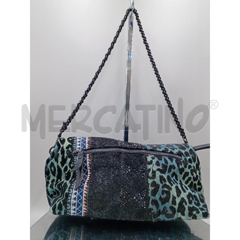 BORSA DONNA DESIGUAL BLU NERA | Mercatino dell'Usato Moncalieri bengasi 2