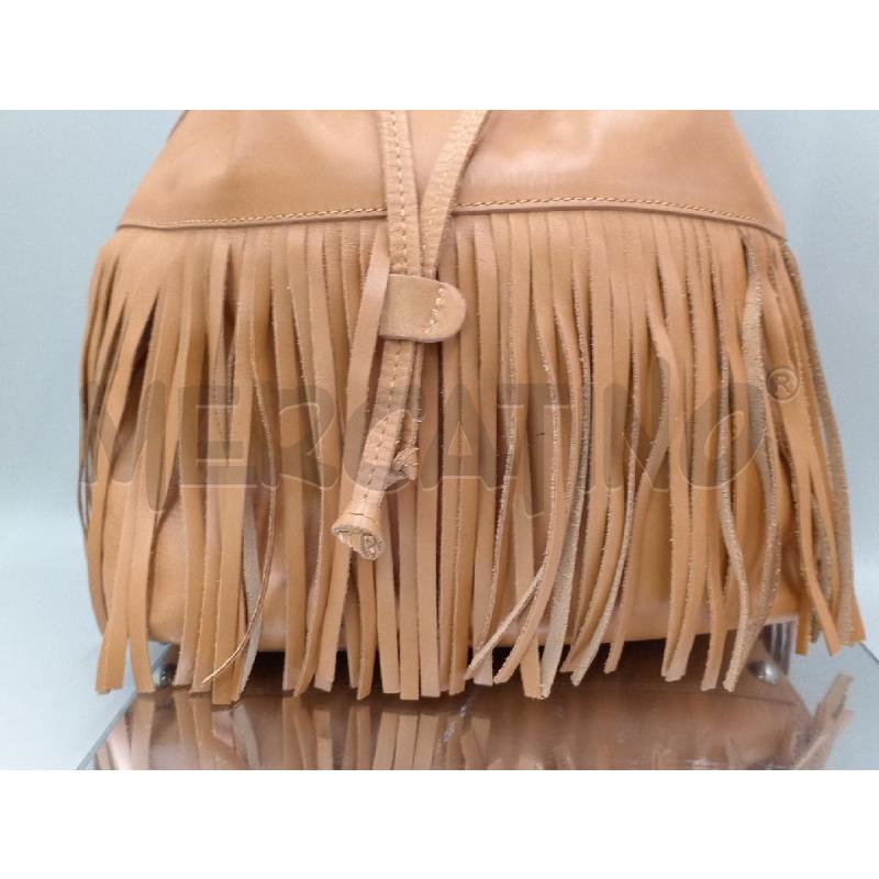 BORSA DONNA DIANA GALLESI BISCOTTO CON FRANGE  | Mercatino dell'Usato Moncalieri bengasi 4