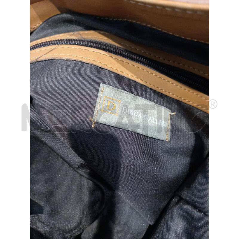 BORSA DONNA DIANA GALLESI BISCOTTO CON FRANGE  | Mercatino dell'Usato Moncalieri bengasi 5