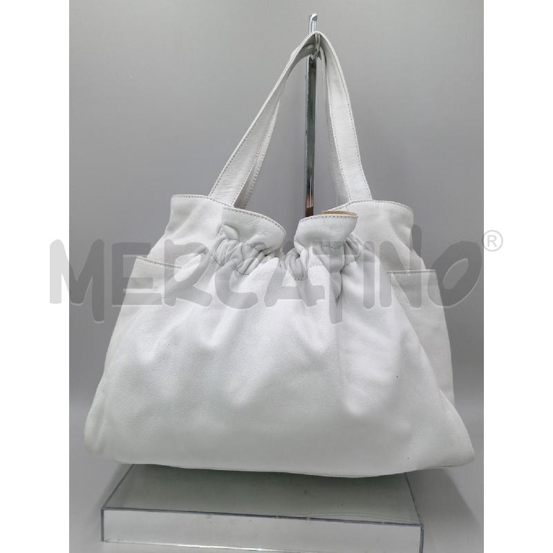 BORSA DONNA ELENA MIRO' BIANCA PELLE | Mercatino dell'Usato Moncalieri bengasi 2