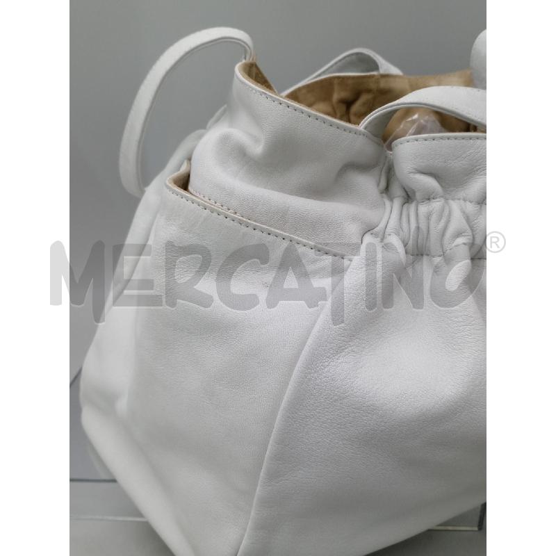 BORSA DONNA ELENA MIRO' BIANCA PELLE | Mercatino dell'Usato Moncalieri bengasi 4