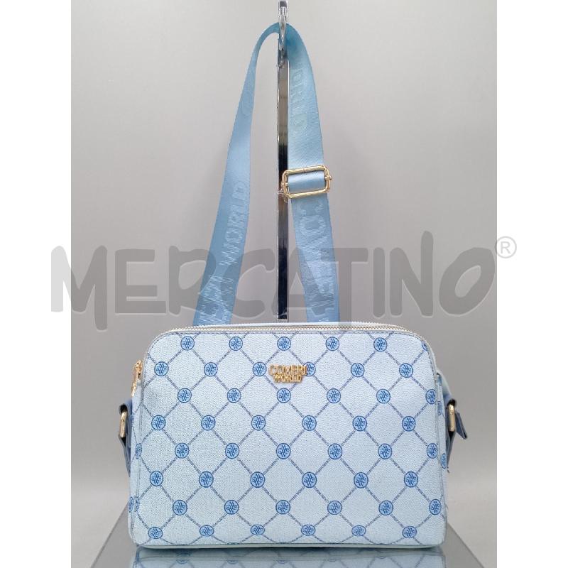 BORSA DONNA ENRICO COVERI TRACOLLA AZZURRA | Mercatino dell'Usato Moncalieri bengasi 1