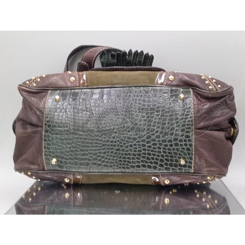 BORSA DONNA ETRO PELLE SCAMOSCIATA CON PARTICOLARE DORATO DAVANTI | Mercatino dell'Usato Moncalieri bengasi 3