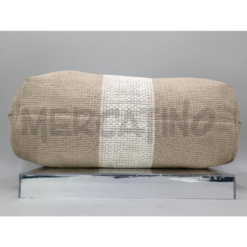 BORSA DONNA FENDI BEIGE DOPPIO TESSUTO CON IMPERFEZIONI  | Mercatino dell'Usato Moncalieri bengasi 3