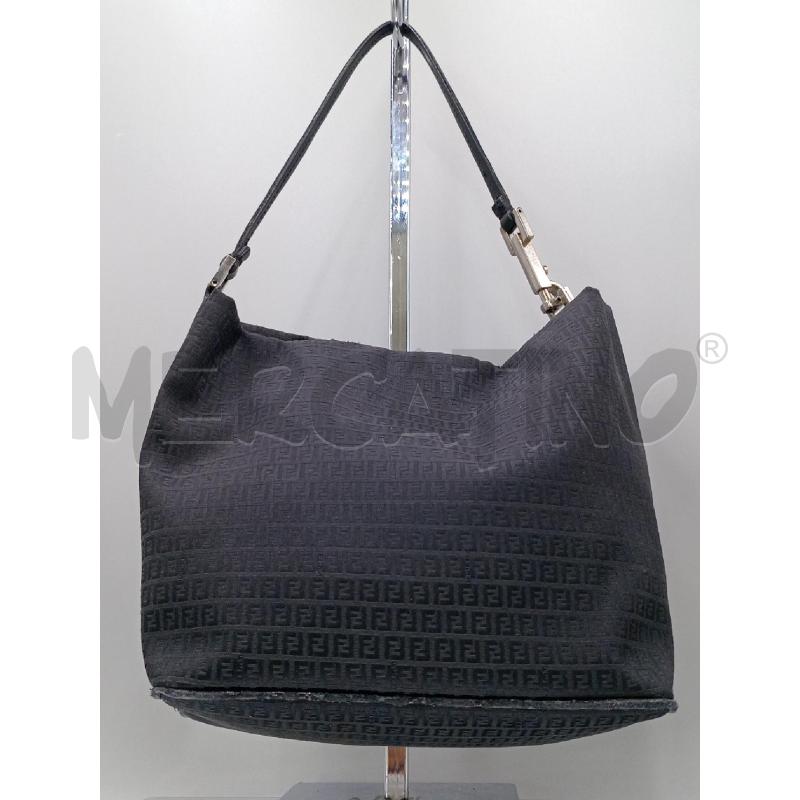 BORSA DONNA FENDI NERA TESSUTO CON IMPERFEZIONI | Mercatino dell'Usato Moncalieri bengasi 2