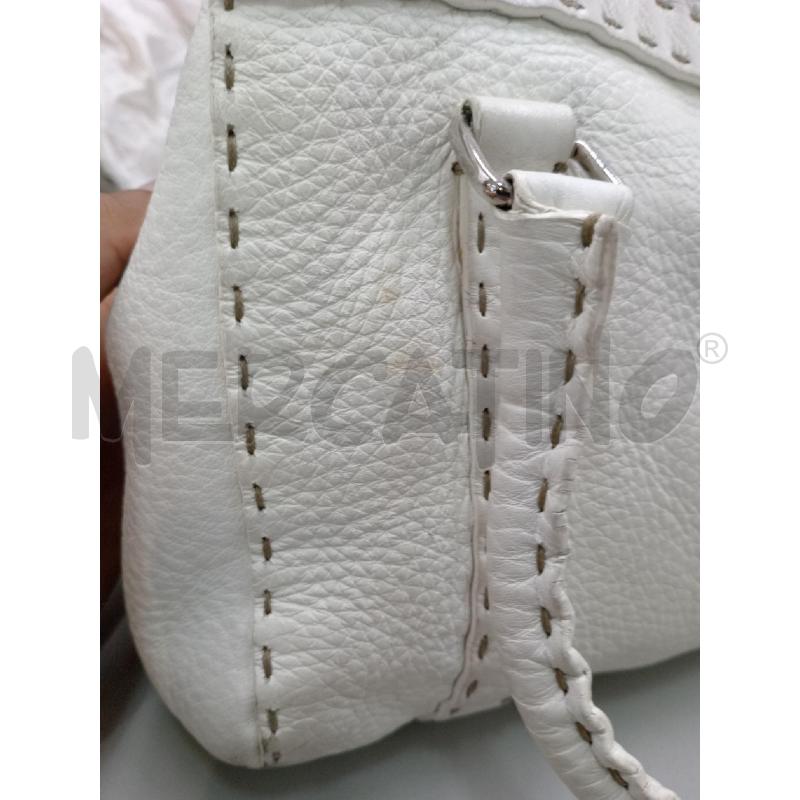 BORSA DONNA FENDI SELLERIA LINDA BIANCA | Mercatino dell'Usato Moncalieri bengasi 3