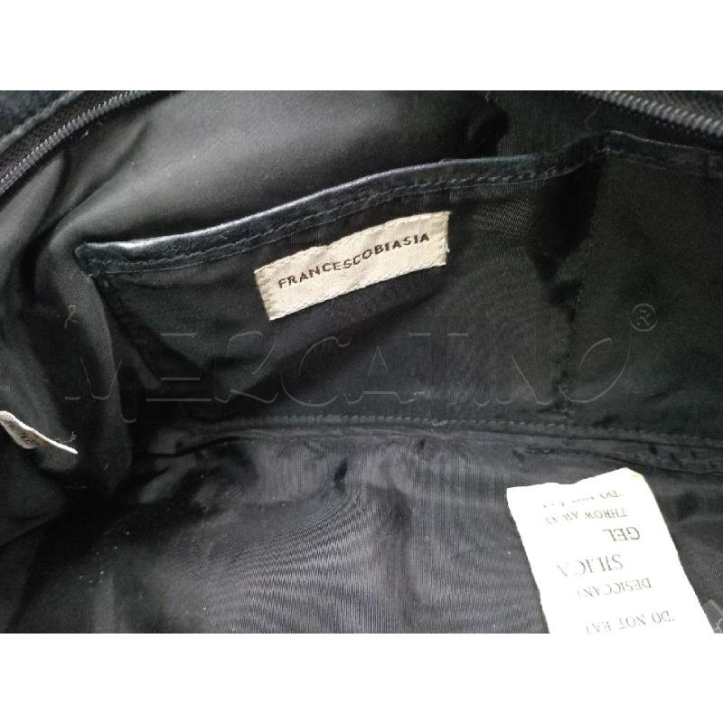 BORSA DONNA FRANCESCO BIASIA NERA CON MOTIVO FOGLIE | Mercatino dell'Usato Moncalieri bengasi 5