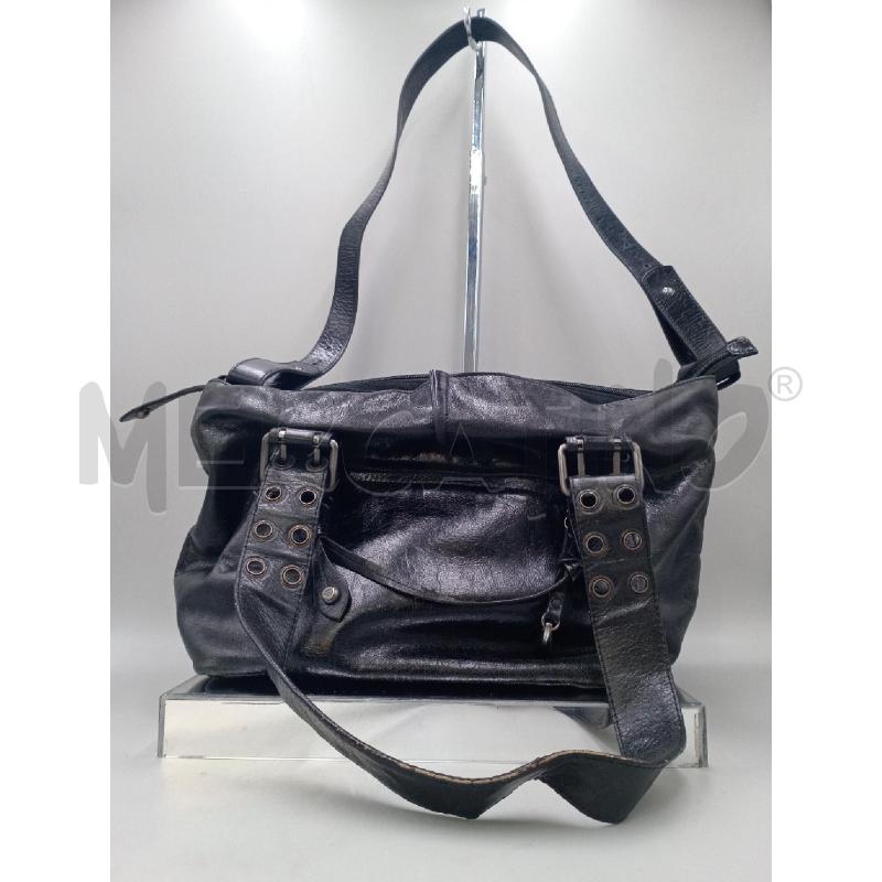 BORSA DONNA FRANCESCO BIASIA NERA PELLE | Mercatino dell'Usato Moncalieri bengasi 3