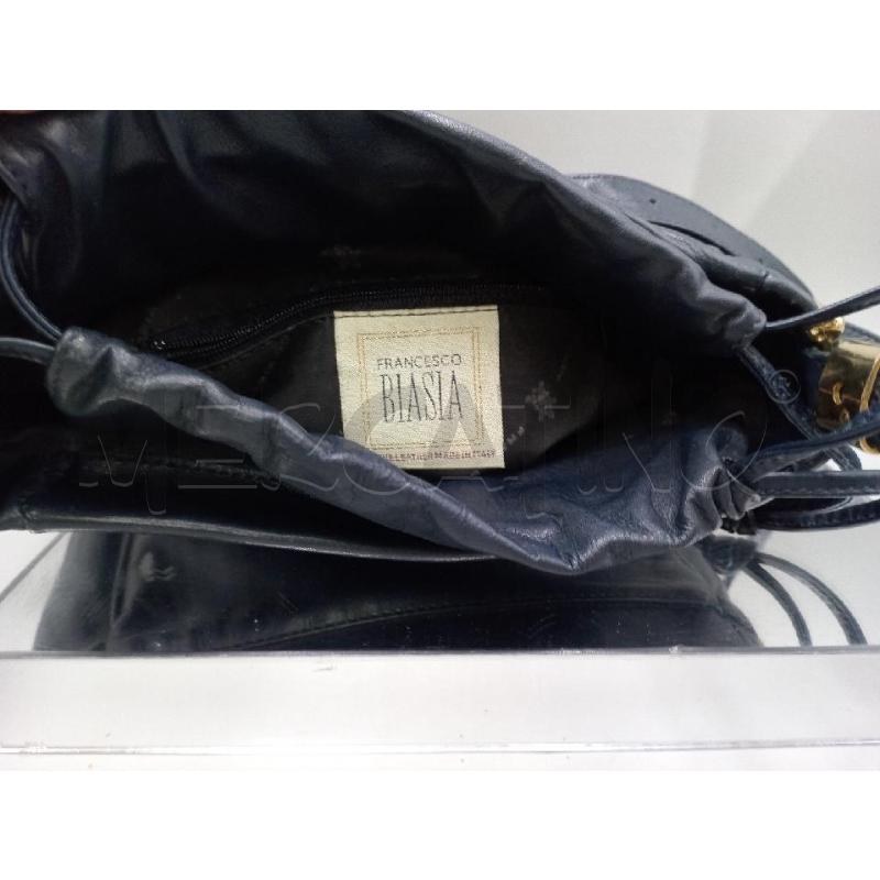 BORSA DONNA FRQANCESCO BIASIA BLU TRACOLLA | Mercatino dell'Usato Moncalieri bengasi 4