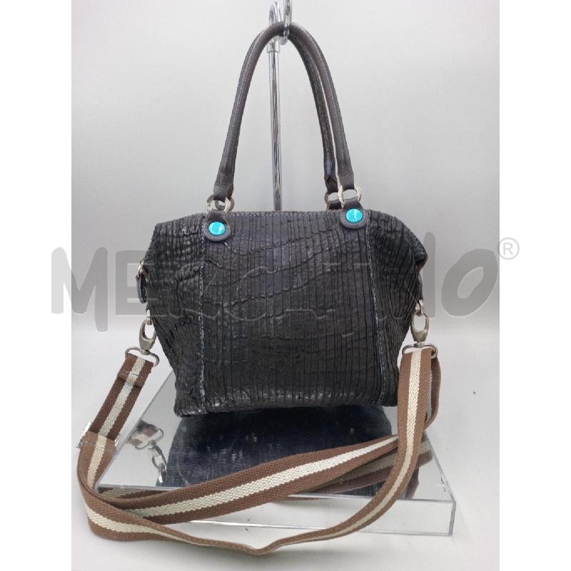 BORSA DONNA GABS GRIGIO NERA INTERNI MACCHIATI | Mercatino dell'Usato Moncalieri bengasi 2