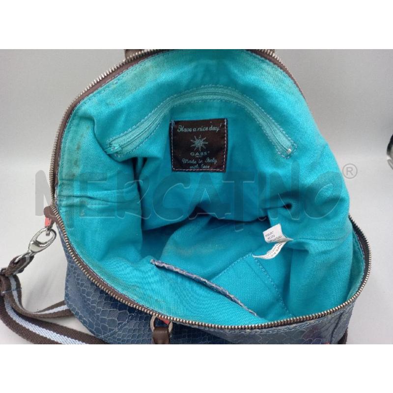 BORSA DONNA GAB'S AZZURRO | Mercatino dell'Usato Moncalieri bengasi 5