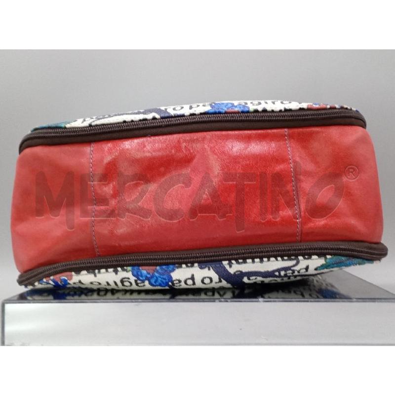 BORSA DONNA GAB'S ROSSO AZZURRO FIORI | Mercatino dell'Usato Moncalieri bengasi 3