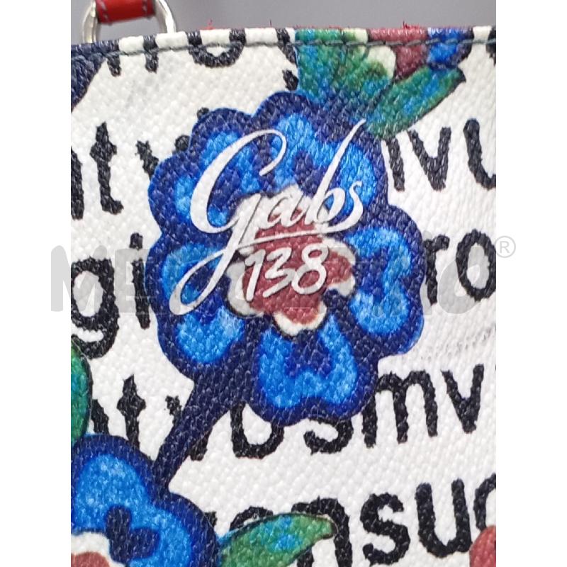 BORSA DONNA GAB'S ROSSO AZZURRO FIORI | Mercatino dell'Usato Moncalieri bengasi 4