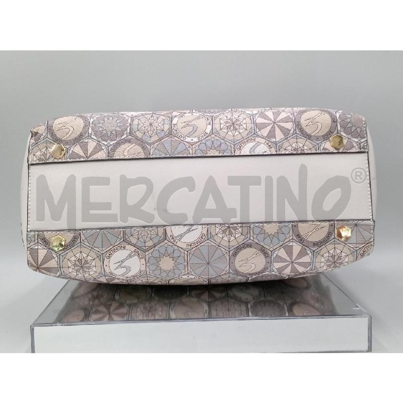 BORSA DONNA GATTINONI BEIGE CON DISEGNI | Mercatino dell'Usato Moncalieri bengasi 4