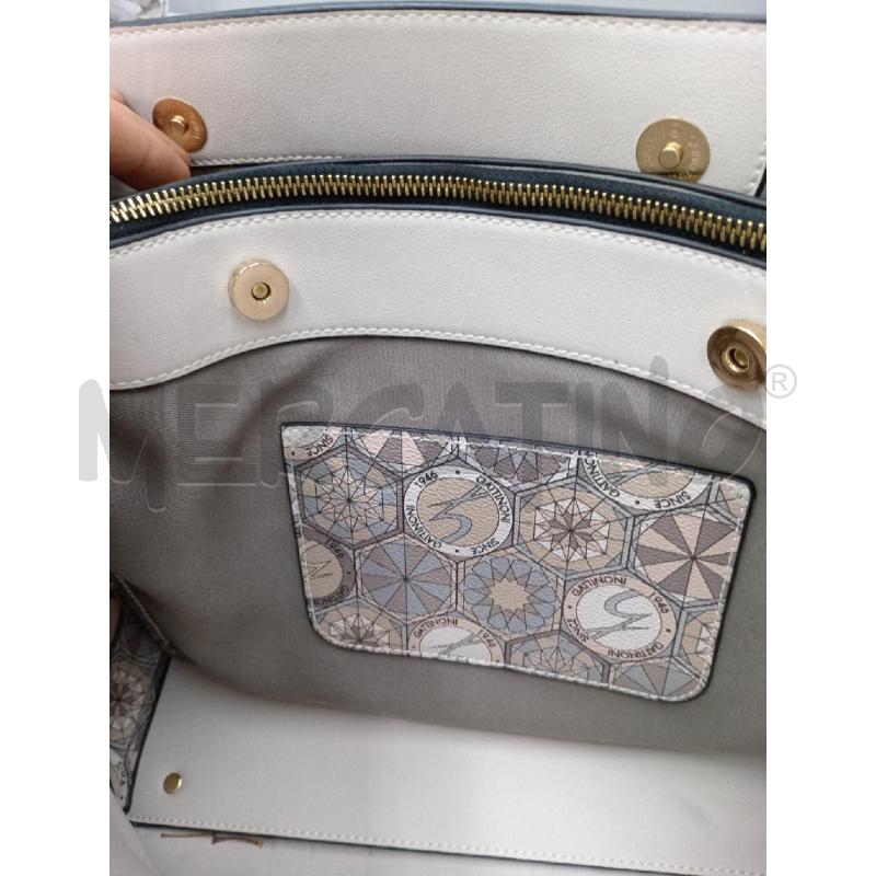 BORSA DONNA GATTINONI BEIGE CON DISEGNI | Mercatino dell'Usato Moncalieri bengasi 5