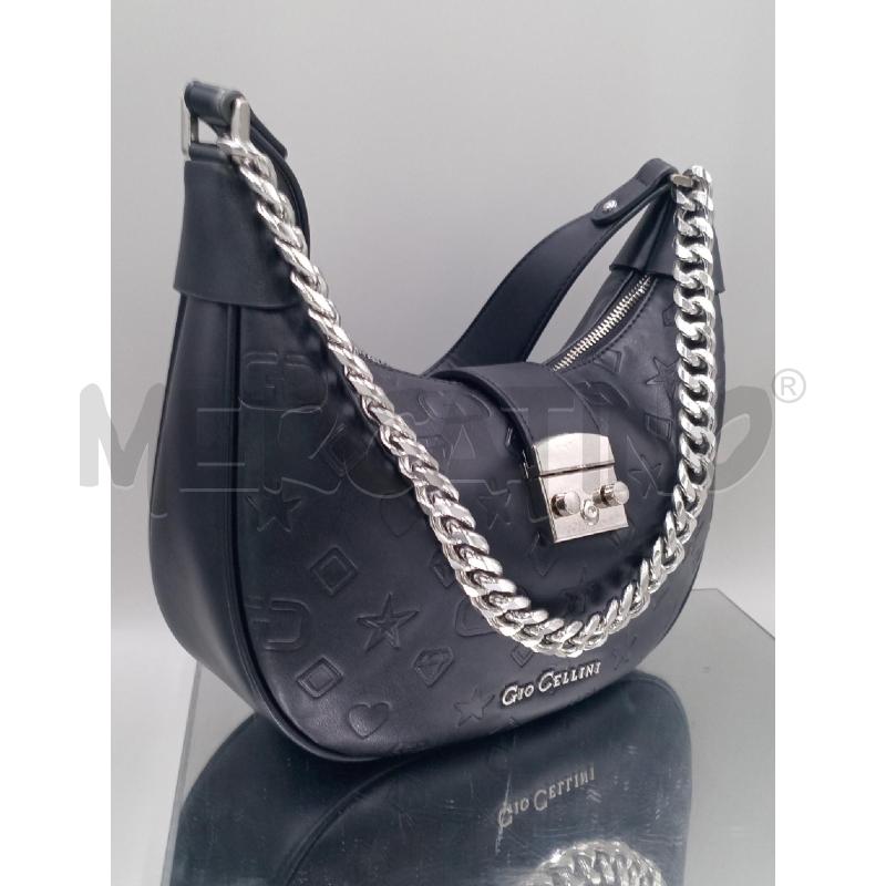 BORSA DONNA GIO CHIELLINI NERA CATENA | Mercatino dell'Usato Moncalieri bengasi 1