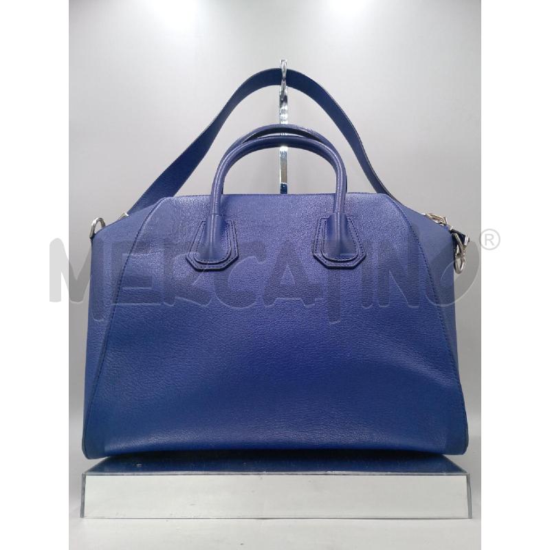 BORSA DONNA GIVENCHY ANTIGONA BLU PELLE COME NUOVA | Mercatino dell'Usato Moncalieri bengasi 2