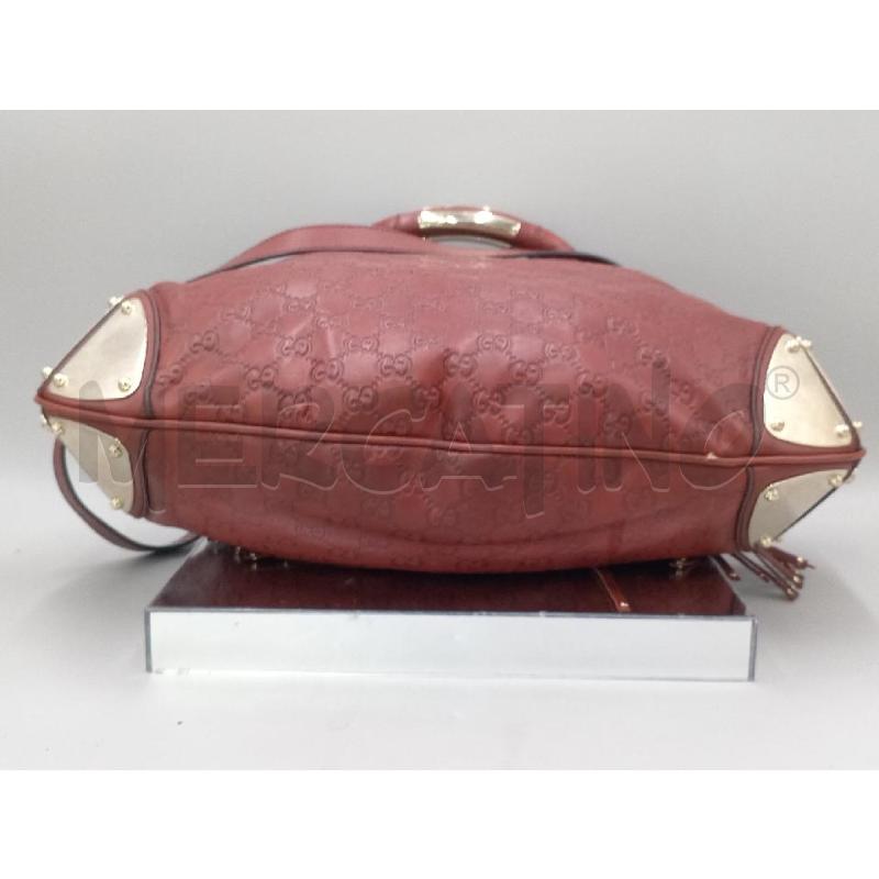 BORSA DONNA GUCCI INDY PELLE BORDEAUX LOGATA | Mercatino dell'Usato Moncalieri bengasi 4