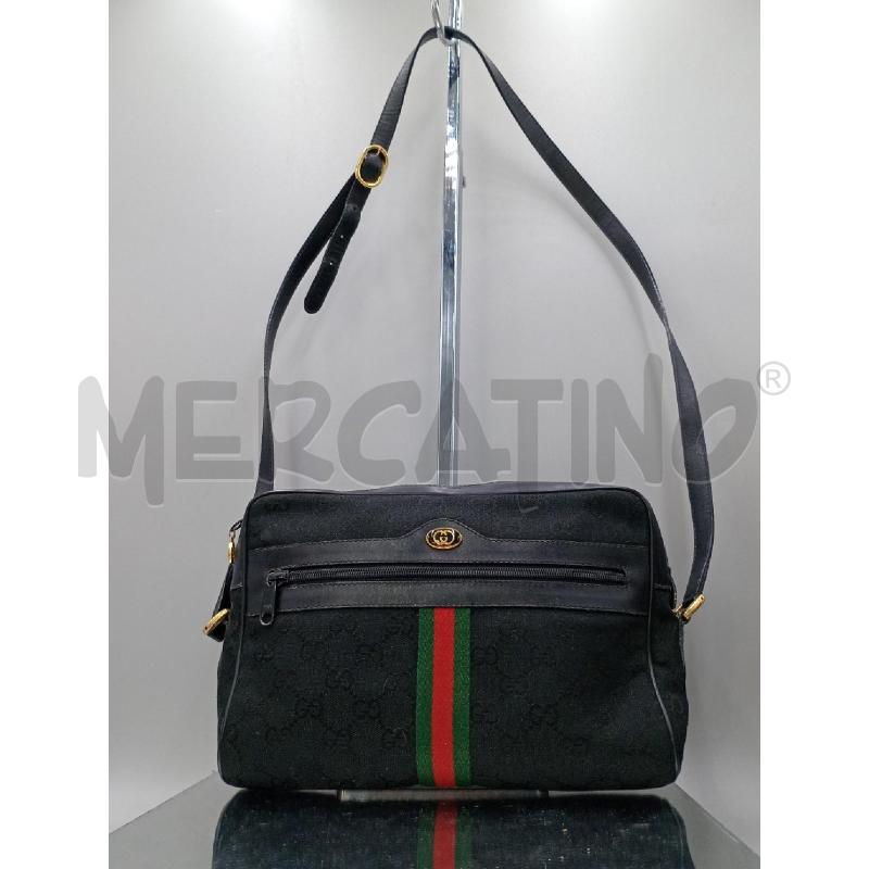 BORSA DONNA GUCCI OPHIDIA NERA INTESSUTO TRACOLLA | Mercatino dell'Usato Moncalieri bengasi 2