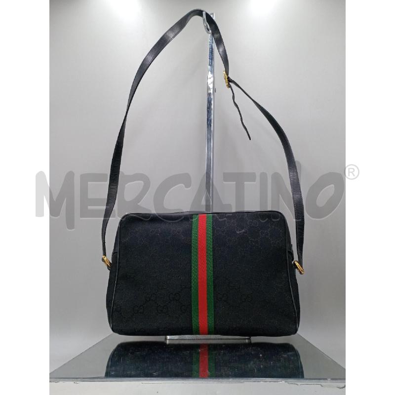 BORSA DONNA GUCCI OPHIDIA NERA INTESSUTO TRACOLLA | Mercatino dell'Usato Moncalieri bengasi 3
