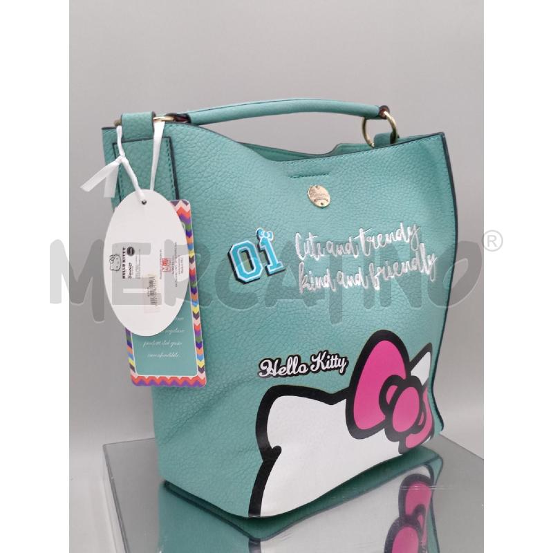 BORSA DONNA HELLO KITTY VERDE  | Mercatino dell'Usato Moncalieri bengasi 1