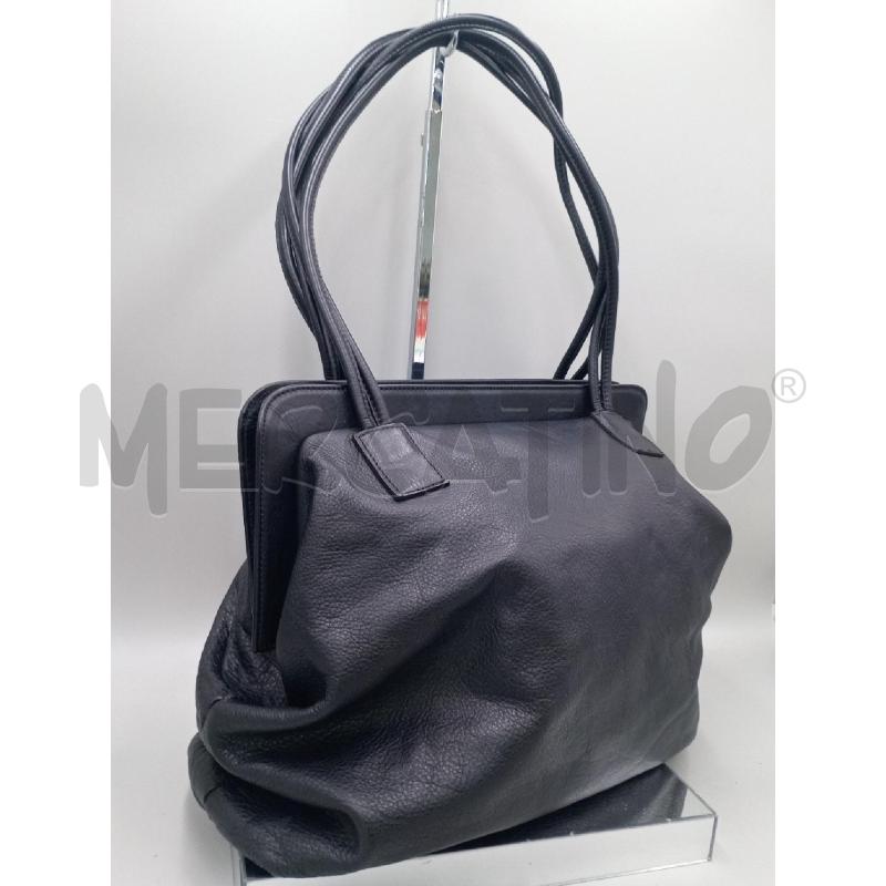 BORSA DONNA IXOS NERA GRANDE IN PELLE | Mercatino dell'Usato Moncalieri bengasi 1