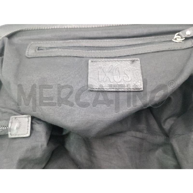 BORSA DONNA IXOS NERA GRANDE IN PELLE | Mercatino dell'Usato Moncalieri bengasi 5