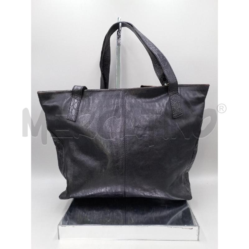 BORSA DONNA I SANTI NERA PELLE SHOPPER | Mercatino dell'Usato Moncalieri bengasi 2