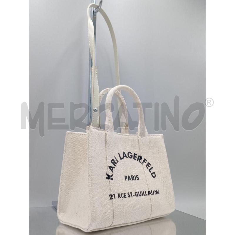BORSA DONNA KARL LAGERFIELD BIANCA | Mercatino dell'Usato Moncalieri bengasi 1