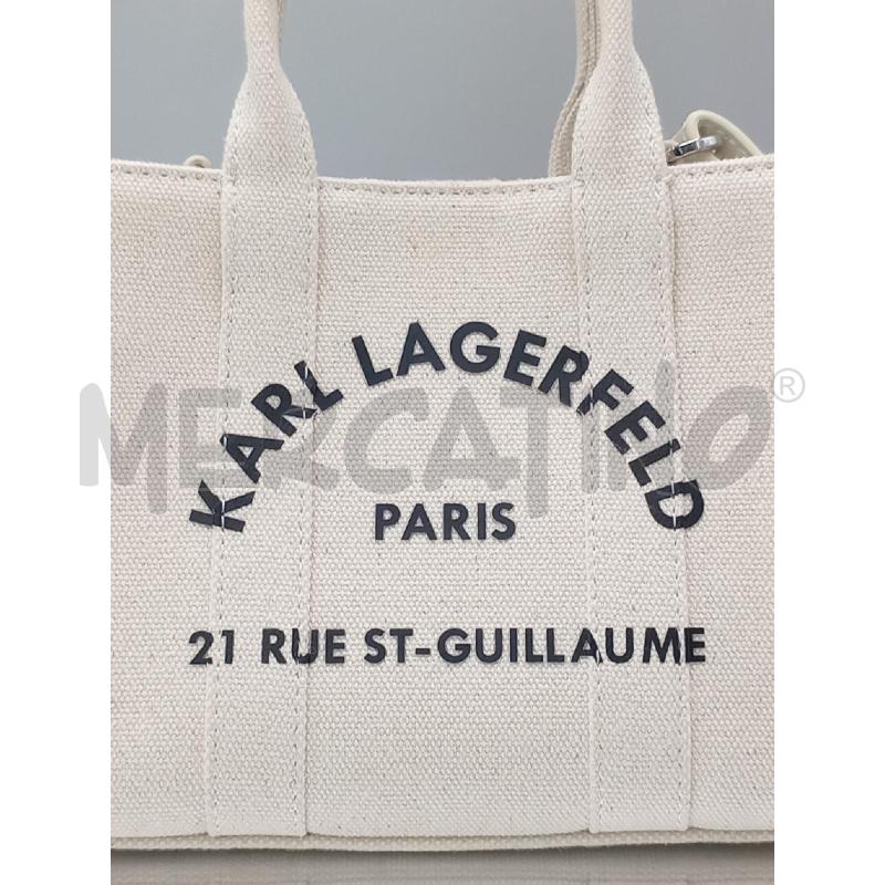 BORSA DONNA KARL LAGERFIELD BIANCA | Mercatino dell'Usato Moncalieri bengasi 4