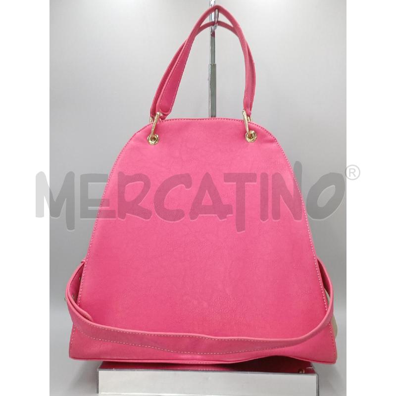 BORSA DONNA LE PANDORINE ROSA GRIGIO | Mercatino dell'Usato Moncalieri bengasi 2