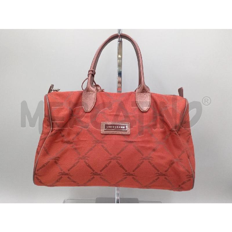 BORSA DONNA LONGCHAMP ROSSA A MANO ROSSA  | Mercatino dell'Usato Moncalieri bengasi 3