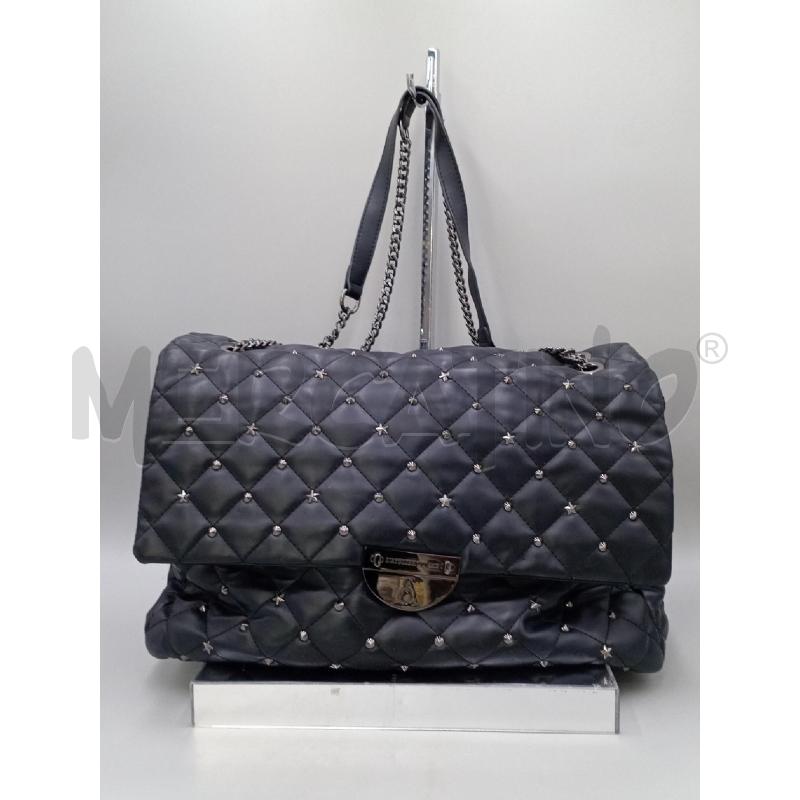 BORSA DONNA L'ATELIER DU SAC NERA CON BORCHIE | Mercatino dell'Usato Moncalieri bengasi 3