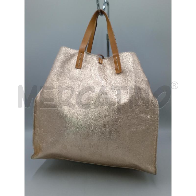 BORSA DONNA MANILA GRACE DORATA MANICO PELLE | Mercatino dell'Usato Moncalieri bengasi 1